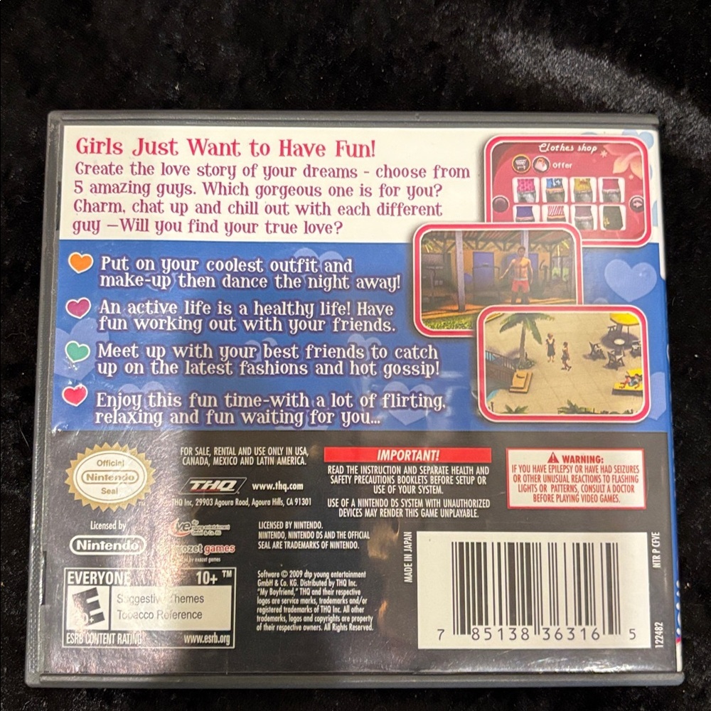 Nintendo DS My Boyfriend Game with Colorful Cover - Picture 4 of 4